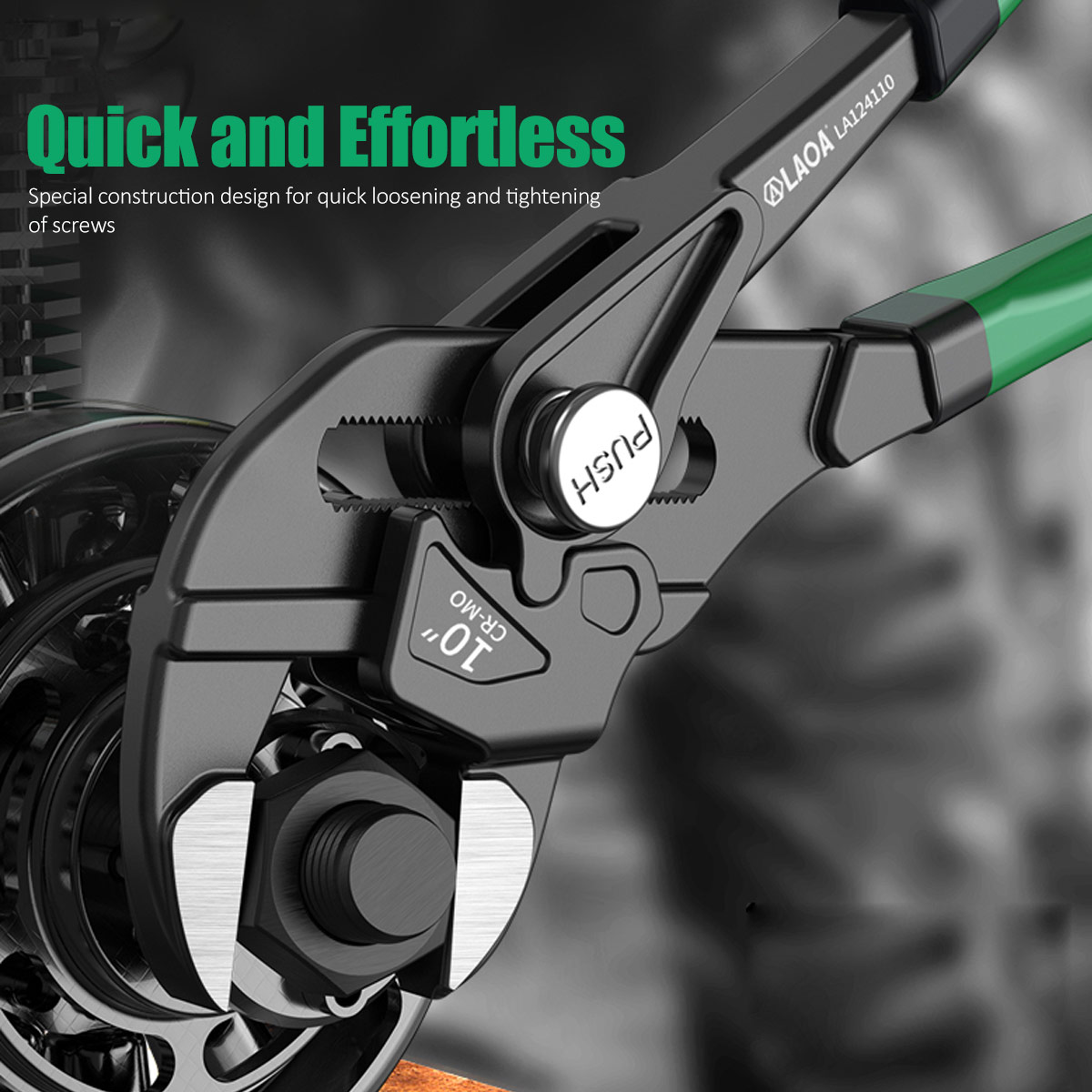 คีม LAOA 1 ชิ้น ขนาด 7 นิ้ว 10 - Pipe Wrench Adjustable บทวิจารณ์และราคา