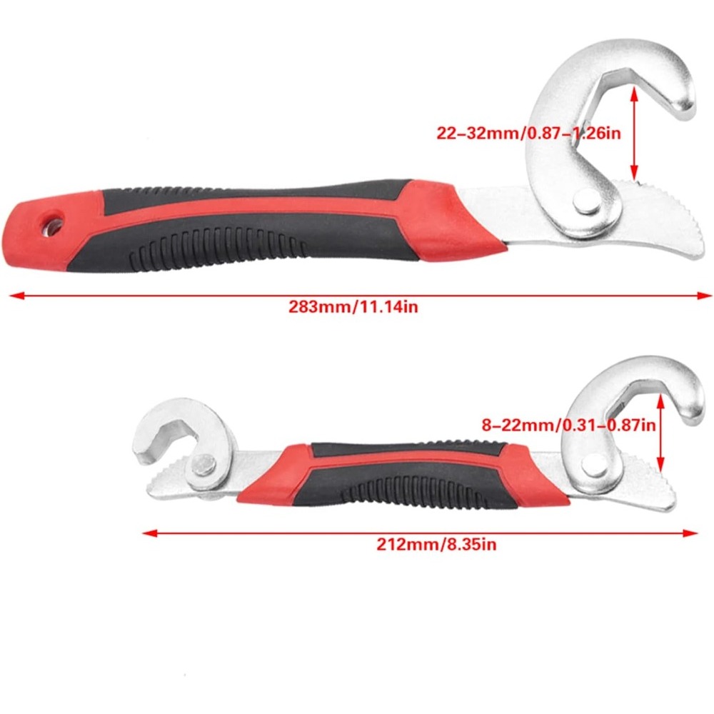 เครื่องมือช่างแบบพกพาสำหรับน็อ - Pipe Wrench Adjustable บทวิจารณ์และราคา
