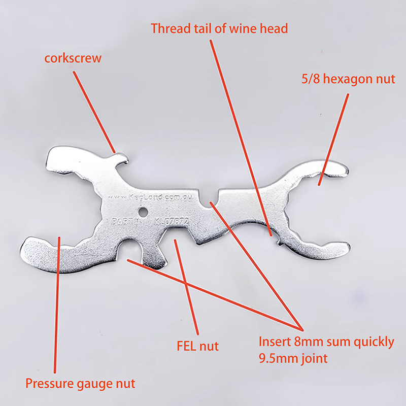 KegLand 7 In 1 Faucet Tap Wren - Pipe Wrench Adjustable บทวิจารณ์และราคา