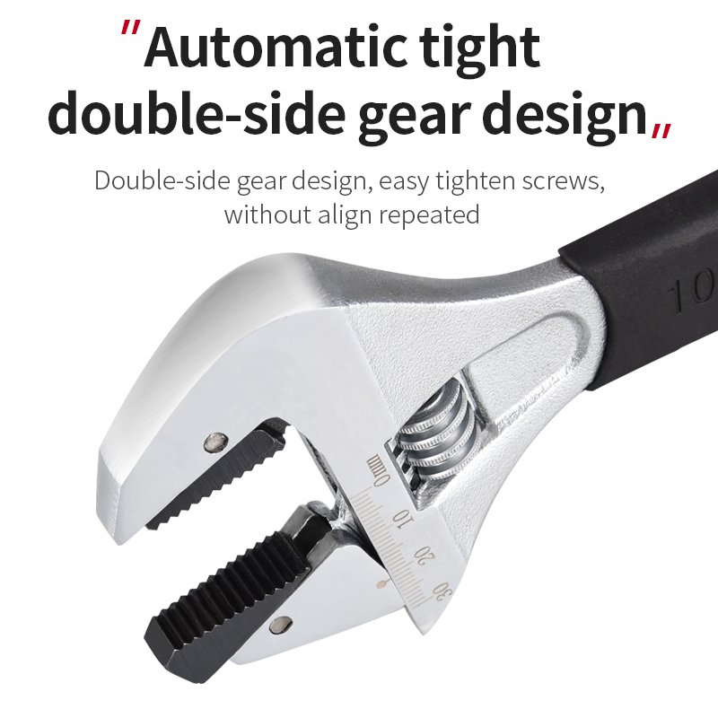 ประแจวงล้อปรับได้พร้อมที่จับกั - Pipe Wrench Adjustable บทวิจารณ์และราคา